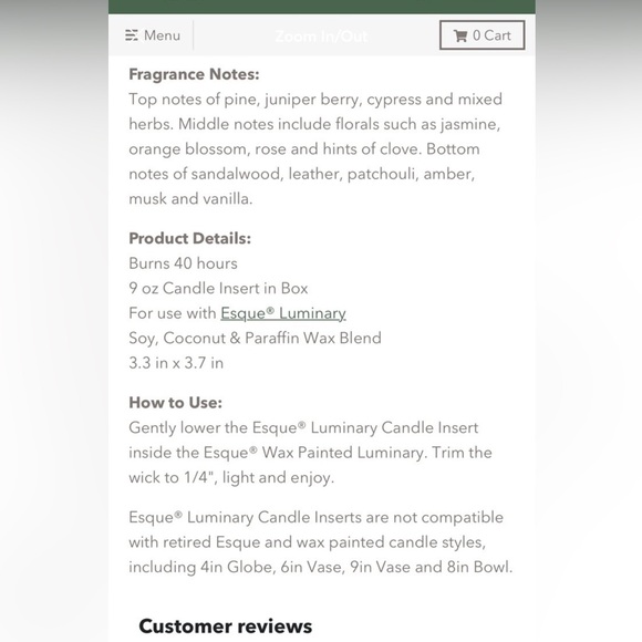 Northern Lights Esque Mysteria candle inserts - Picture 7 of 7